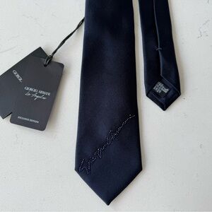 Giorgio Armani Men's Navy Blue Tie